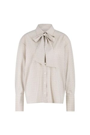 Studio Anneloes Studio Anneloes hollis dot check blouse 13287 Blouse 1487 kit/espresso