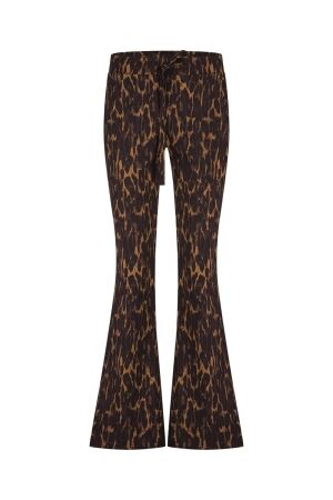 Studio Anneloes Studio Anneloes flair drawstring animal trousers 13253 Flared 9997 multi color
