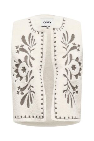 Only Only onlcoco teddy waistcoat cc otw Gilets 4892487 jet stream walnut