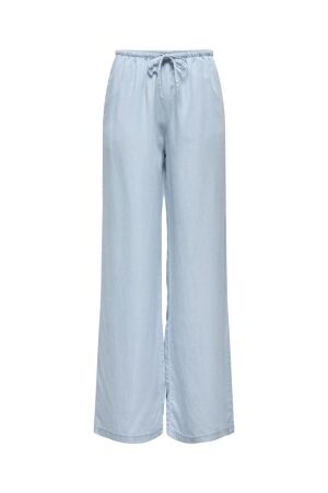 Only Only onlcharis life pull up tie pants wvn cc Broek 4910648 light blue denim