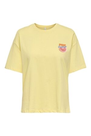 Only Only onlbolette life s/s top box cc jrs T-shirt Korte mouw 4936981 sunlight pink