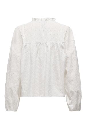 Only Only onlnoelys l/s embroided shirt wvn cs Blouse 4939070 cloud dancer