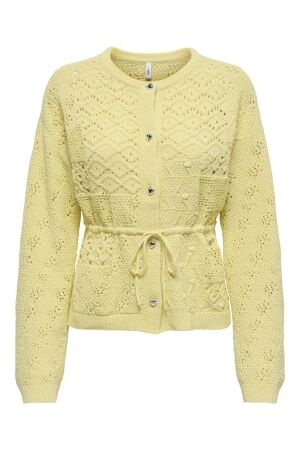 Only Only onlelke life ls cardigan cc knt Vest 4976276 sunlight silver heart butt