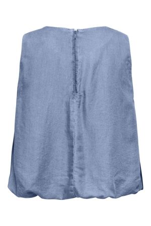 Only Only onlcharis life sl balloon top wvn cc T-shirt Lange mouw 4977083 light blue denim