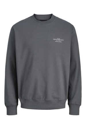 Jack & Jones Jack & Jones jprblachad branding sweat crew neck ln Sweater volcanic ash