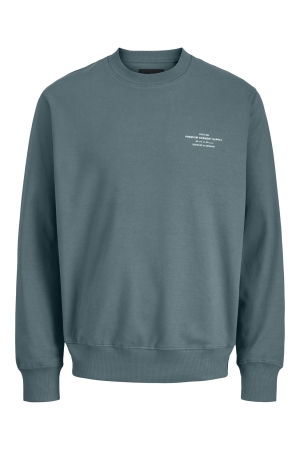 Jack & Jones Jack & Jones jprblachad branding sweat crew neck ln Sweater goblin blue