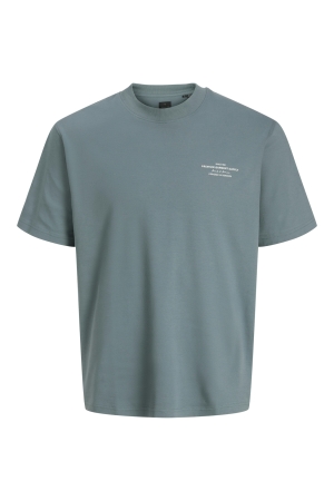 Jack & Jones Jack & Jones jprblachad branding ss crew neck tee sn Basic T-shirts goblin blue