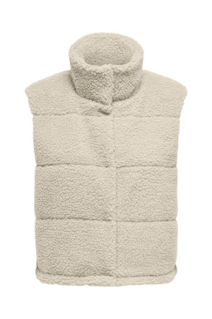Only Only onlsandra teddy waistcoat life otw noos Gilets pumice stone