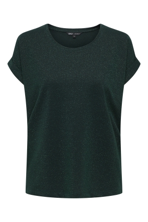 Only Only onlmoster glitter s/s top noos jrs T-shirt Korte mouw scarab