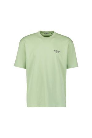 No- Excess No- Excess t-shirt crewneck solid heavy interlock 31340313 Print T-shirts 050 green