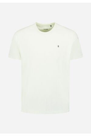 No- Excess No- Excess t-shirt crewneck slub 31360202sn Basic T-shirts 057 seagreen