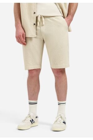 No- Excess No- Excess short chino jacquard uni 318190322 Korte broeken 045 desert