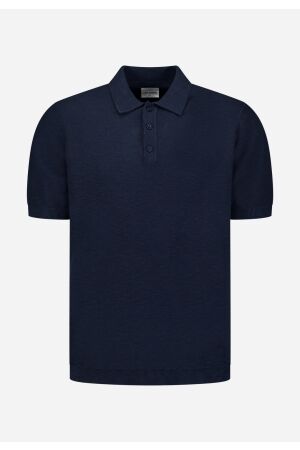 No- Excess No- Excess pullover short sleeve polo slub 31240263sn Poloshirts 078 night