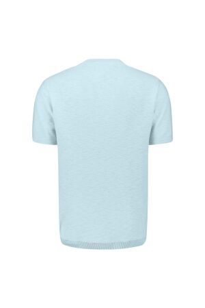 No- Excess No- Excess pullover short sleeve crew neck slub 31240262sn Trui korte mouw 134 sky
