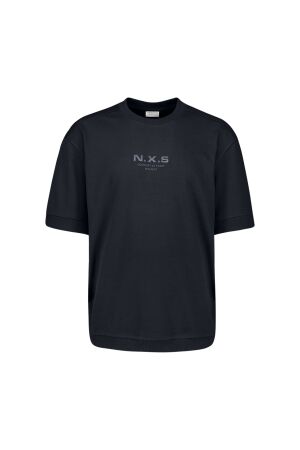 No- Excess No- Excess t-shirt crewneck solid heavy interlock sweat styli Print T-shirts 078 night