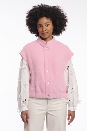 Rino & Pelle Rino & Pelle boxy waistcoat teuntje.7002621 Gilets 11016 cotton candy