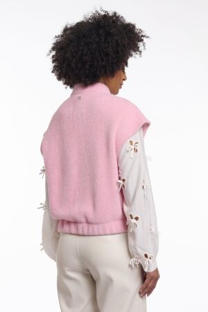 Rino & Pelle Rino & Pelle boxy waistcoat teuntje.7002621 Gilets 11016 cotton candy