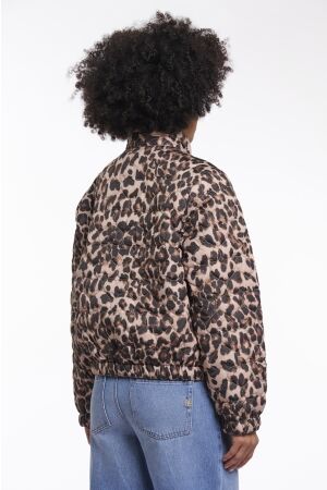 Rino & Pelle Rino & Pelle light padded cropped jacket aba.7012621 Jackets 8980 leopard