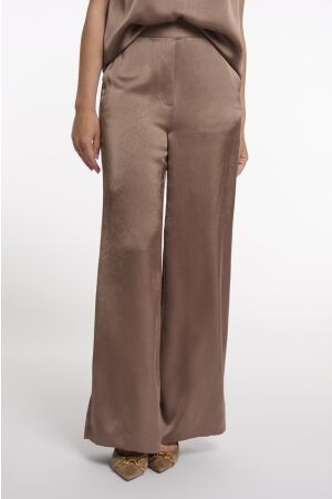 Rino & Pelle Rino & Pelle regular length wide leg pants kenzaregular.7002622 Broek 11011 slate bark
