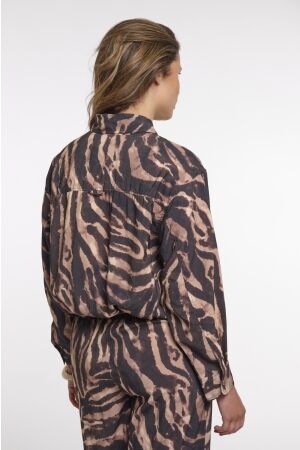 Rino & Pelle Rino & Pelle blouson jacket auda.7002621 Jackets 11035 brown zebra