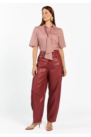 Aaiko Aaiko veronne stripe tie pes 351 Blouse 191533 pomegranate