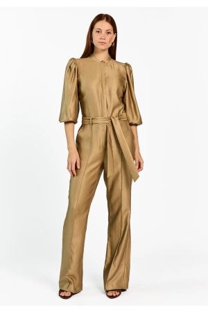 Aaiko Aaiko katy vis 420 Jumpsuit 160726 light khaki