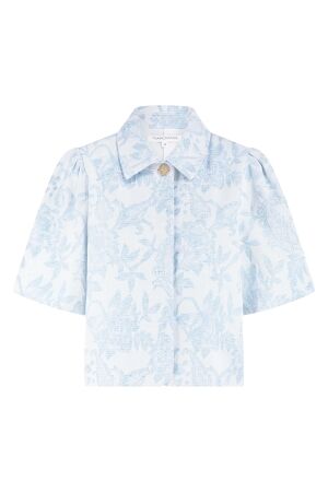 Tramontana Tramontana denim jacquard jacket c10-19-801 Spijkerjasjes 000043-lightbluedenim