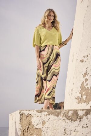 Tramontana Tramontana maxi skirt sunset desert c18-19-201 099992-printmulticolours