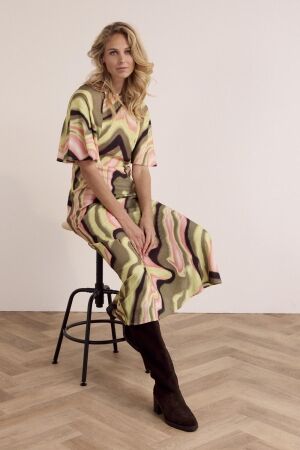 Tramontana Tramontana dress sunset desert c18-19-501 Jurk 099992-printmulticolours