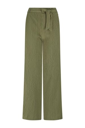 Tramontana Tramontana creased wide-leg trousers c30-19-101 Broek 006155-aloe