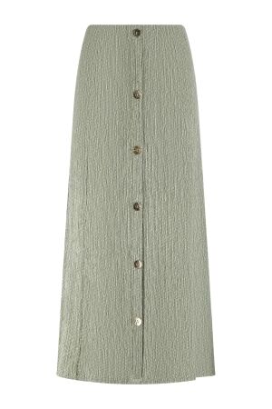 Tramontana Tramontana crinkled maxi skirt e02-19-201 006156-aloemelange