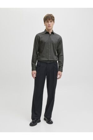 Jack & Jones Jack & Jones jprblaparker shirt l/s noos Overhemd dark grey melange