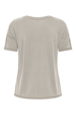Only Only onlfree life s/s stitch v-neck top jrs T-shirts pumice stone gold glitter