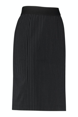 Studio Anneloes Studio Anneloes simone pinstripe skirt 94748 9011 black/off white