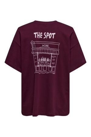 Only Only onlvivvi life s/s lovely top jrs T-shirts zinfandel the shop
