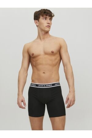 Jack & Jones Jack & Jones jacsolid boxer briefs 3 pack noos Boxershorts black black - black