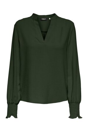 Only Only onlmette v-neck ls smock top noos wvn T-shirt Lange mouw duffel bag