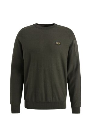 PME Legend PME Legend r-neck american classic singele jersey knit Trui 8039 - beluga