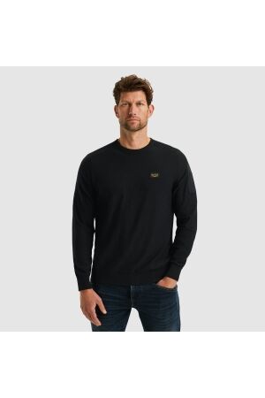 PME Legend PME Legend r-neck american classic singele jersey knit Trui 999 - black
