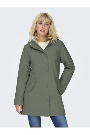 Only Only onlsally raincoat otw noos Zomerjassen castor gray white teddy