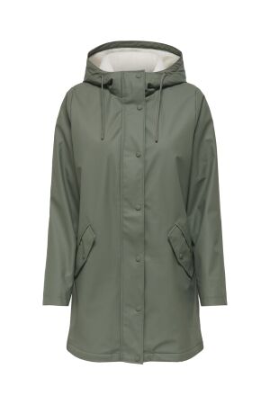 Only Only onlsally raincoat otw noos Zomerjassen castor gray white teddy