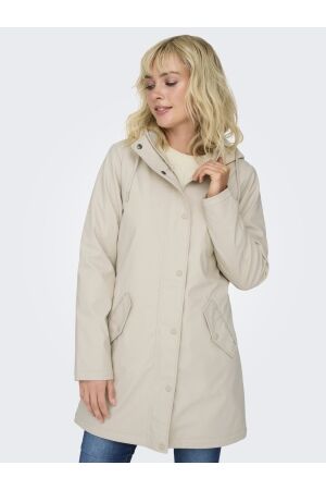 Only Only onlsally raincoat otw noos Zomerjassen oatmeal white teddy