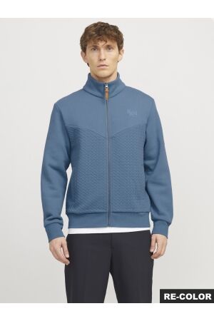 J&J Premium J&J Premium jprblufrankie sweat zip high neck smu Vest goblin blue