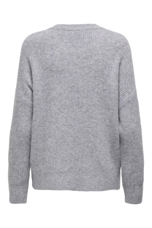 Only Only onljerico l/s pullover knt noos Trui grey melange
