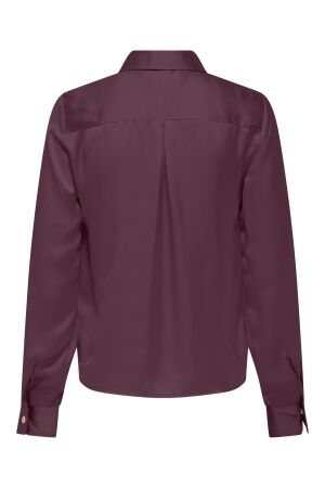 Only Only onlzora ls satin shirt wvn Blouse mauve wine