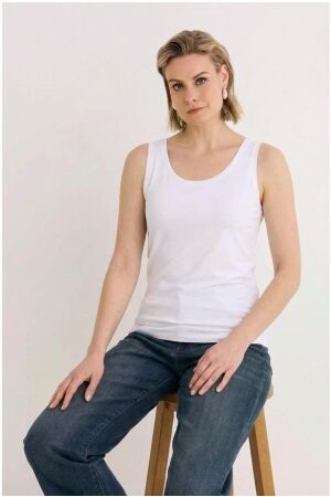 Maicazz Maicazz roma bas.91.001 Tops en Singlets offwhite