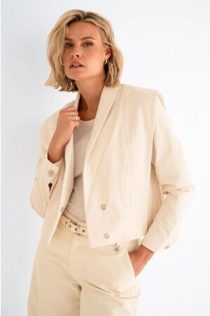 Maicazz Maicazz saba - jack sp26.10.520 Jackets offwhite