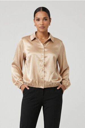 Maicazz Maicazz sydia - blouse sp26.20.320 Blouse gold