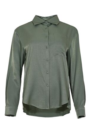 Maicazz Maicazz shoot - blouse sp26.20.505 Blouse green smoke