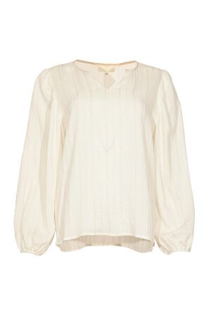 Maicazz Maicazz mouranti - blouse sp26.20.516 Blouse sand stripe